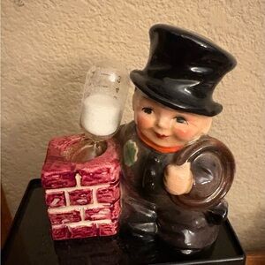 Goebel Ceramic 3,4,5 minutes Sand/Egg/Timer Chimney Sweep West Germany 81501